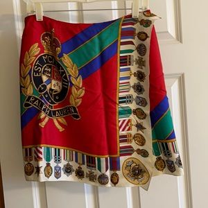 Silk Ralph Lauren Black Label Skirt